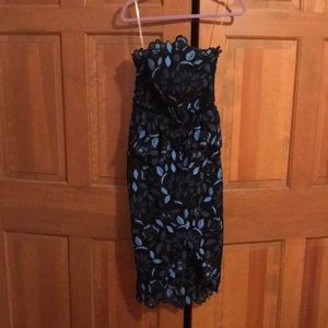 Black and blue Elliatt Dress (originally purchased from Revolve) size Medium.